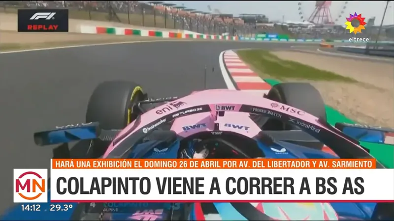 Colapinto en El Trece