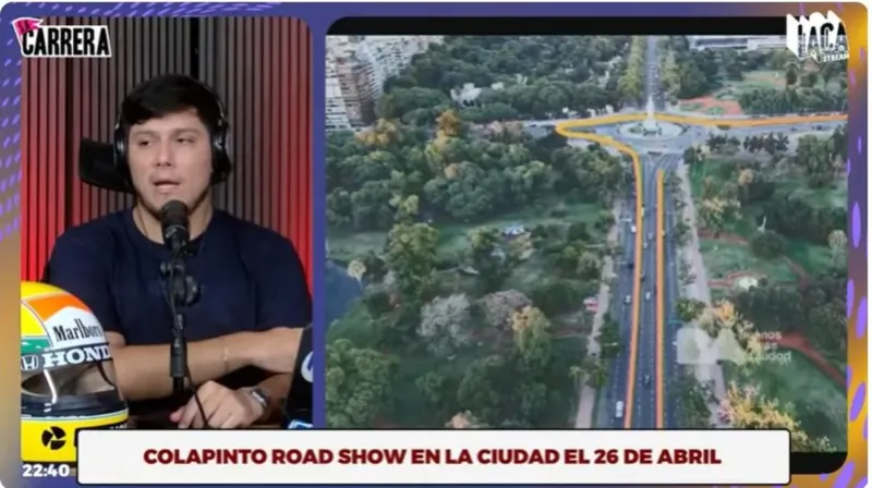 Colapinto en La Casa Streaming