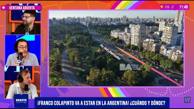 Colapinto en Love Stream