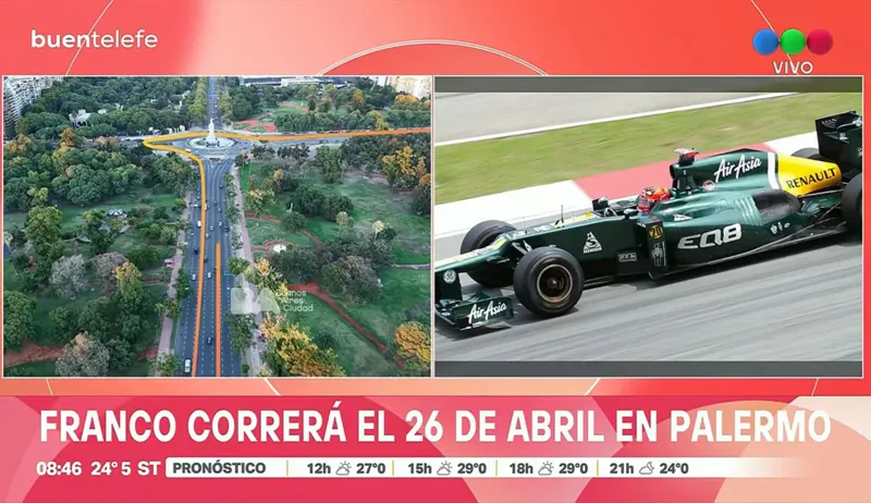 Colapinto en Telefe