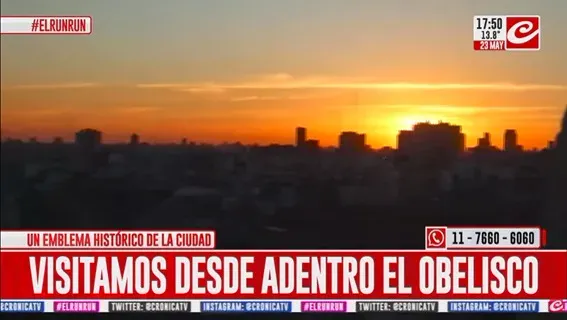 Mirador Obelisco en Crónica